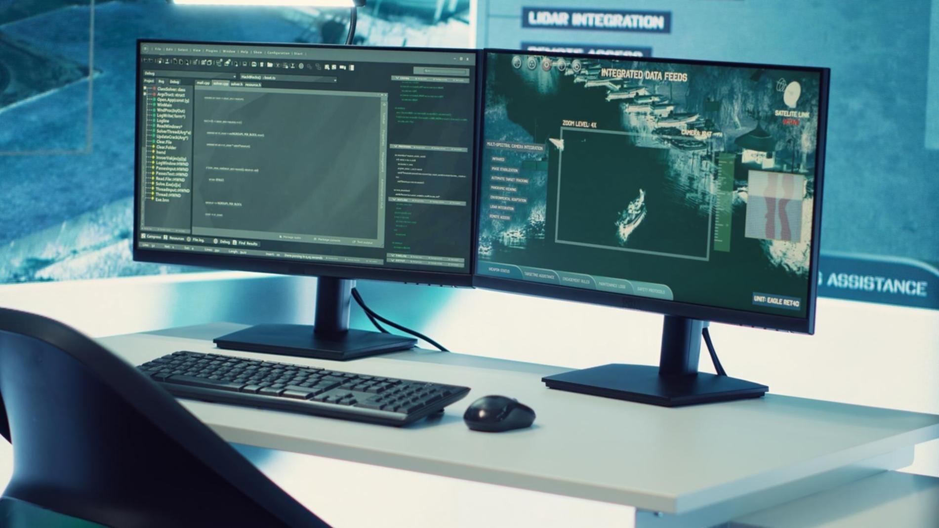 Centro de operaciones de seguridad monitoreando sistemas